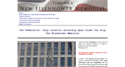 Desktop Screenshot of eisenhowermemorial.net