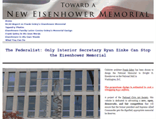 Tablet Screenshot of eisenhowermemorial.net